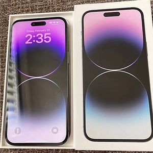 iPhone 14 pro max-deep purple-refurbished-like new